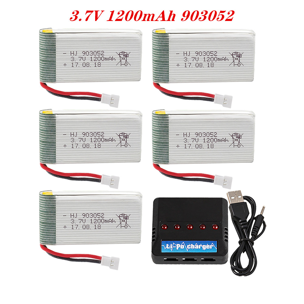 Drone Charger - 3.7V 1200mah 903052 Lipo Battery Charger