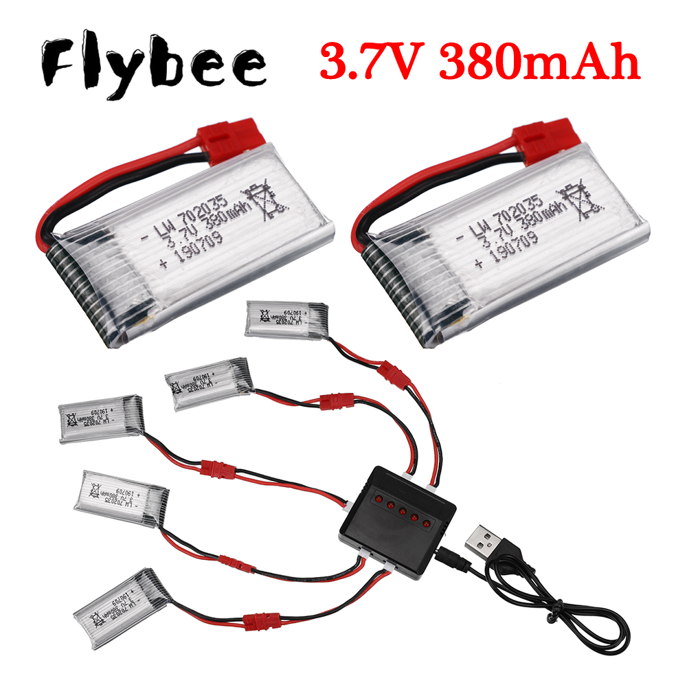 Drone Charger - 3.7V 380mAh Lipo Battery With Charger