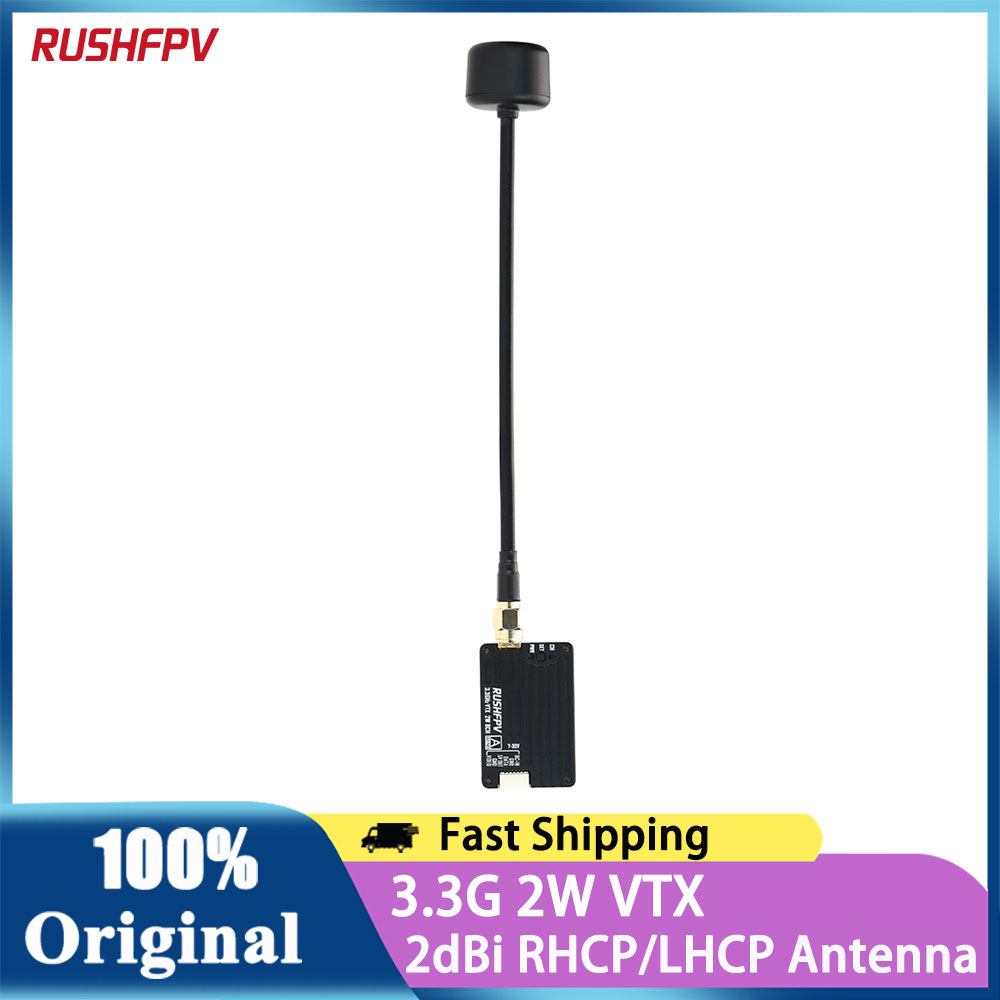 Drone Transmitter - RUSHFPV 3.3G 2W VTX Video Transmitter