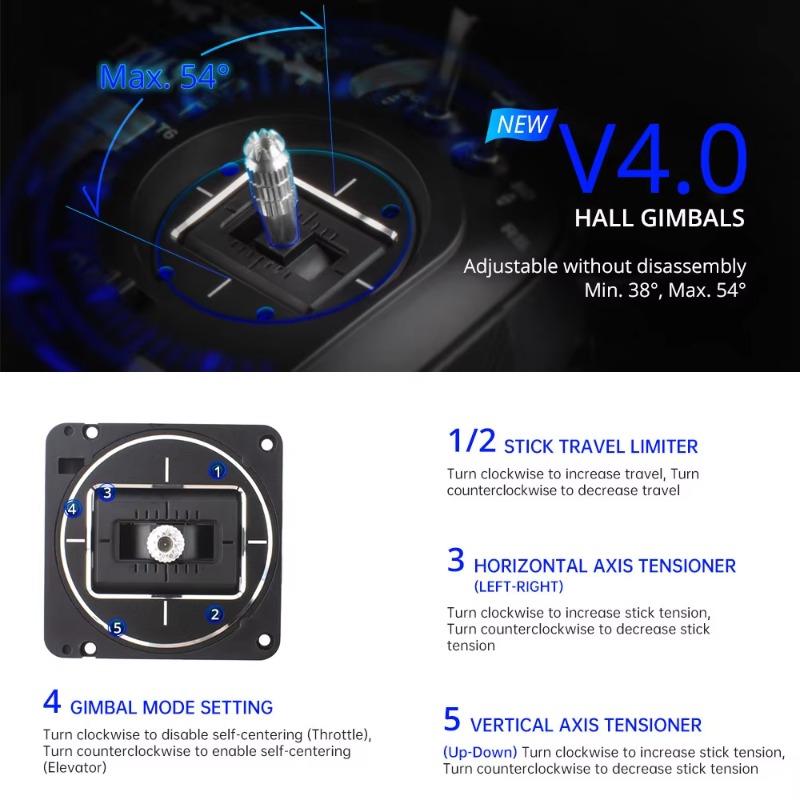 RadioMaster TX16S MKII V4.0 16 - Drone Gimbal recension och pris