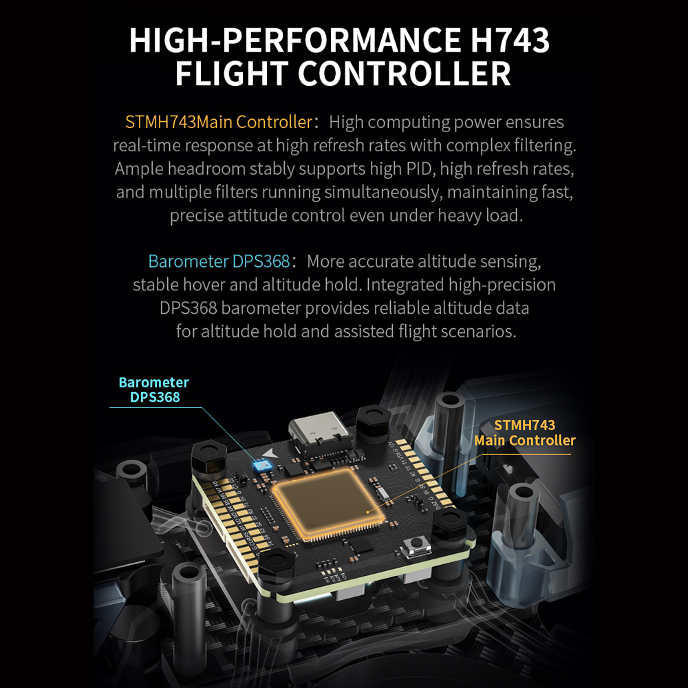 Axisflying H743 PRO Flight Con - Drone Flight Controller recension och pris