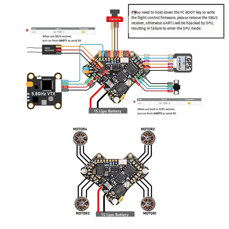 FBIL-F435 NEO 1S AIO Flight Co - Drone Flight Controller recension och pris