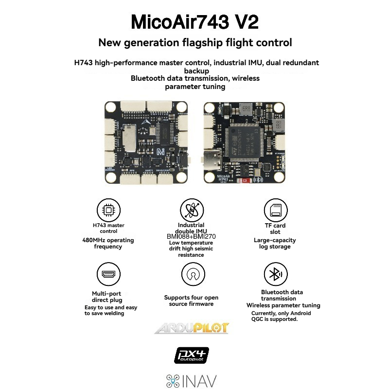MicoAir743 V2   Flight Control - Drone Flight Controller recension och pris