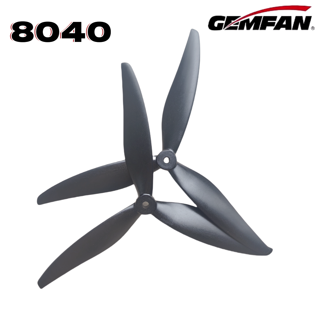 Gemfan 8040 8X4X3 3-blade 8-in - Drone Propeller recension och pris