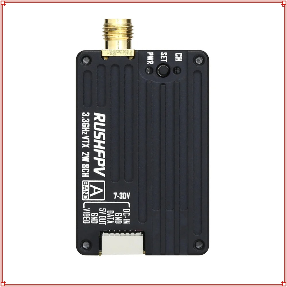 2026 New RUSHFPV 3.3G 2W VTX T - Drone Receiver recension och pris