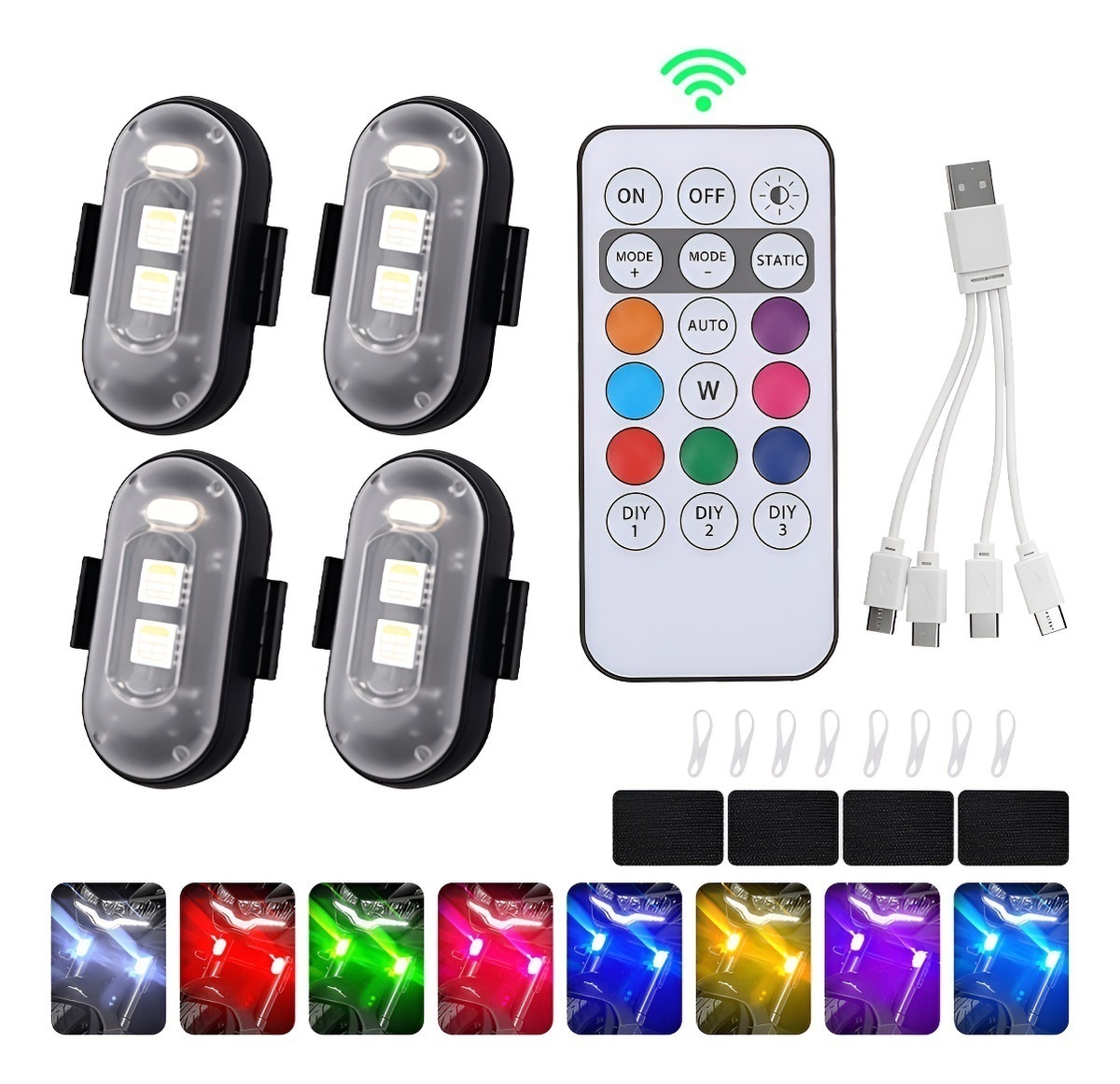 4 Pcs Led Strobe Lights with R - Drone Led Light recension och pris