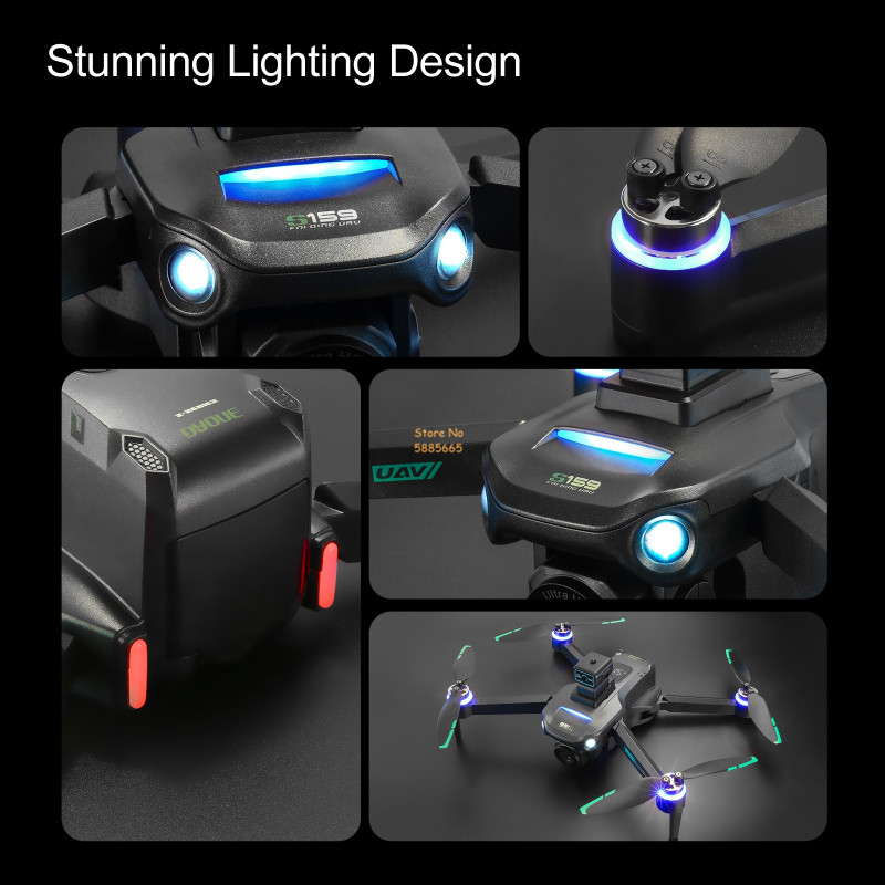 8K Dual Camera 5G WIFI FPV Rem - Drone Gps Module recension och pris