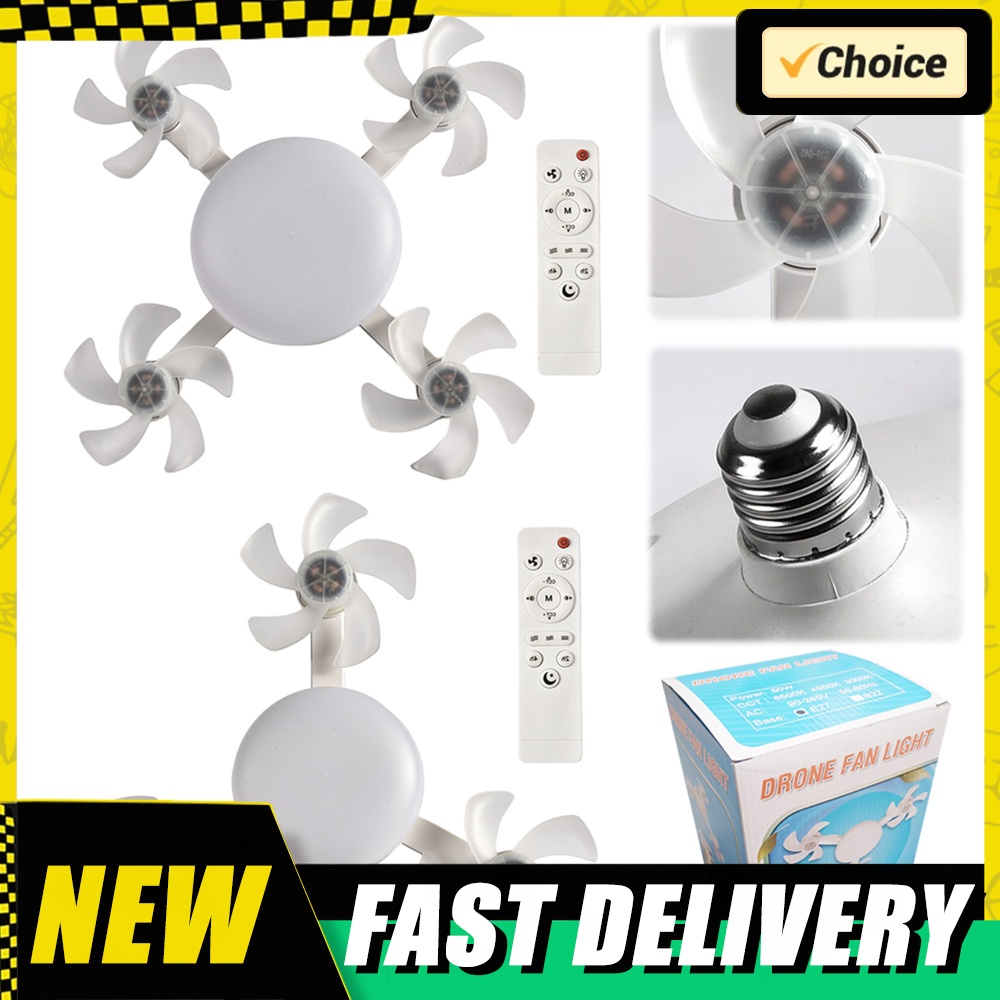 E26/E27 Screw in Ceiling Fan L - Drone Led Light recension och pris
