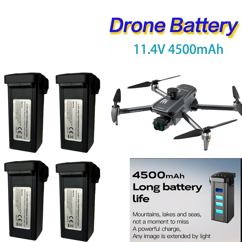 11.4V 4500mAh Intelligent Lipo - Drone Gps Mount recension och pris