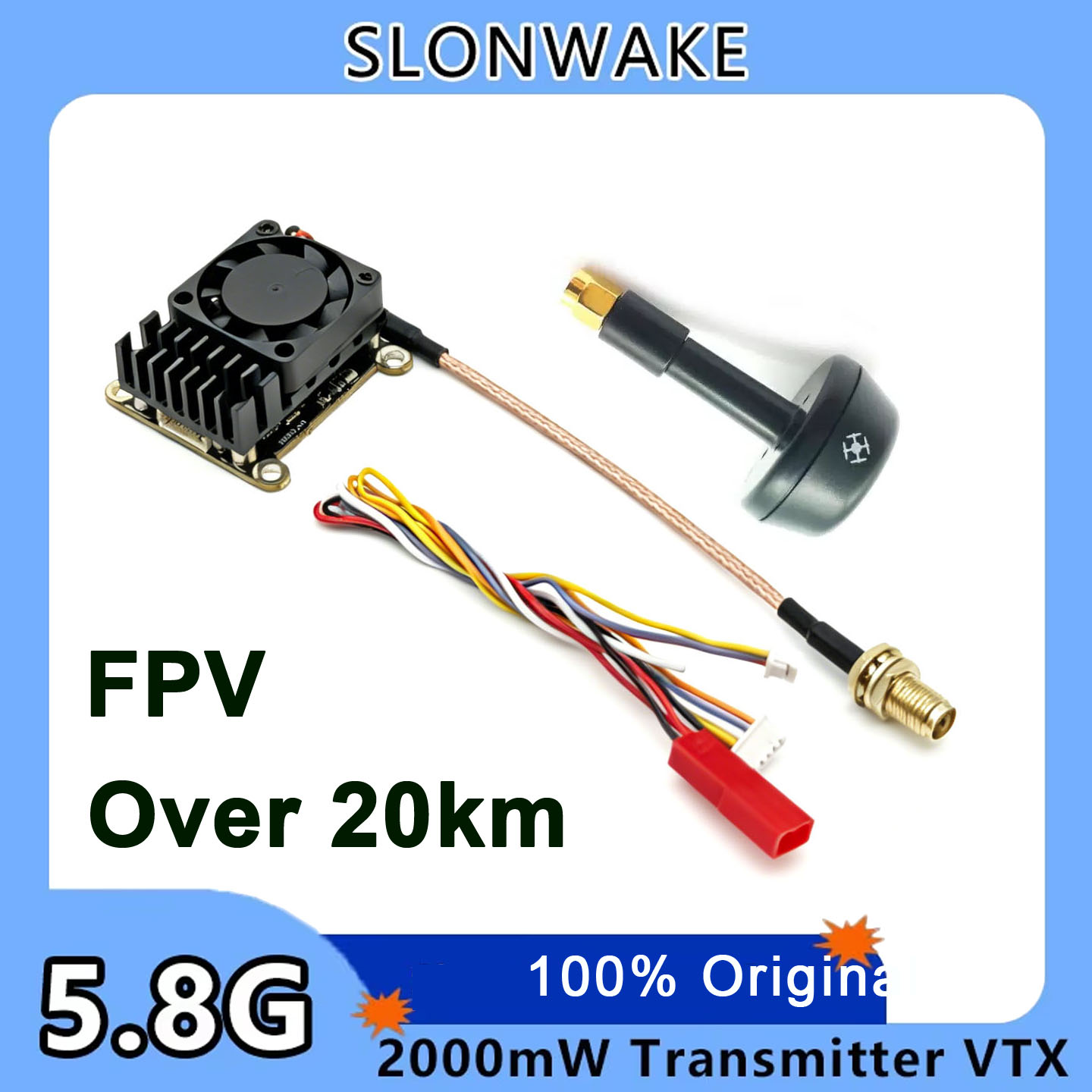 New upgrade 5.8Ghz 2W adjustab - Drone Receiver recension och pris