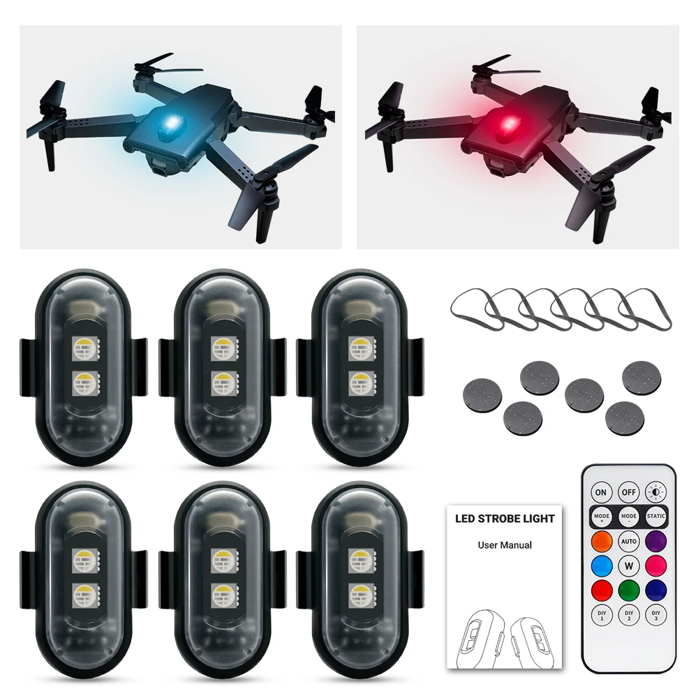 Motorcycle Strobe Light, APP C - Drone Led Light recension och pris