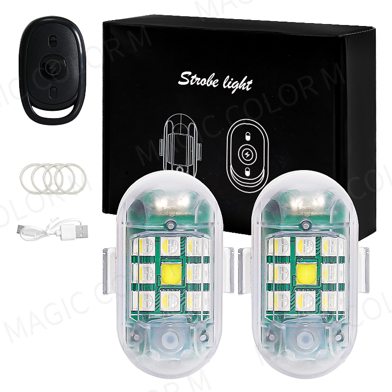 2PCS Wireless LED Strobe Light - Drone Led Light recension och pris