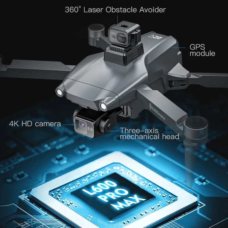 L600 PRO MAX GPS Drone Profess - Drone Gps Module recension och pris
