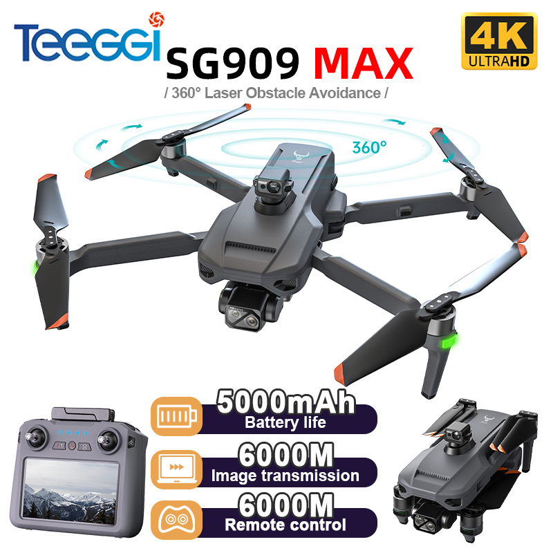 Teeggi SG909 MAX GPS Drone Wit - Drone Gps Mount recension och pris