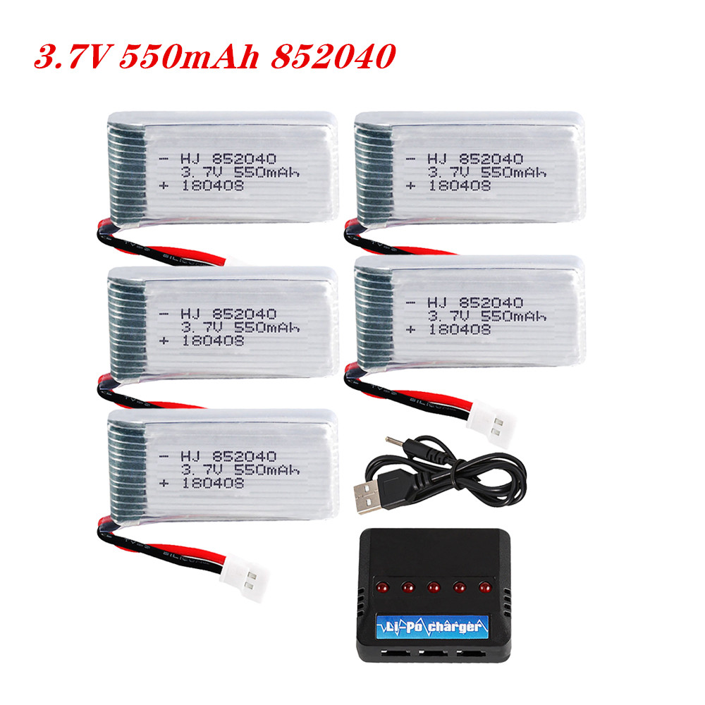 3.7V 550mAh 25C Lipo Battery 8 - Drone Charger recension och pris
