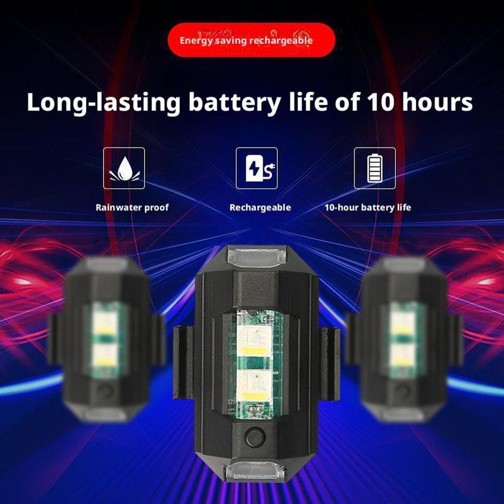 2PCS Mini LED Strobe Lights De - Drone Led Light recension och pris