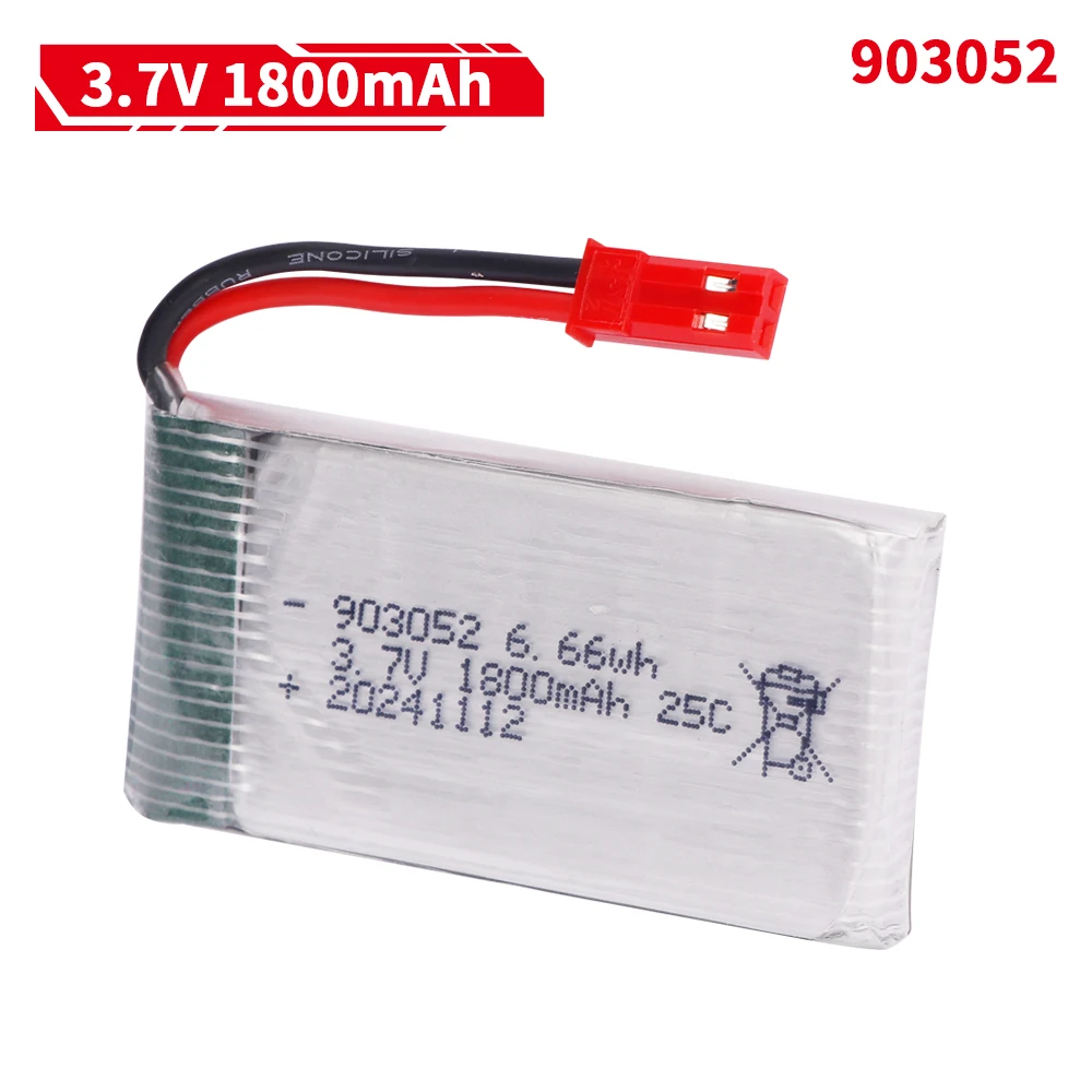 3.7V 1800mAh 903052 lipo Batte - Drone Charger recension och pris