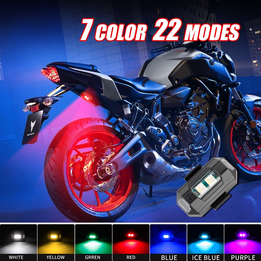 1PC 7 Color Mini USB Charging  - Drone Led Light recension och pris