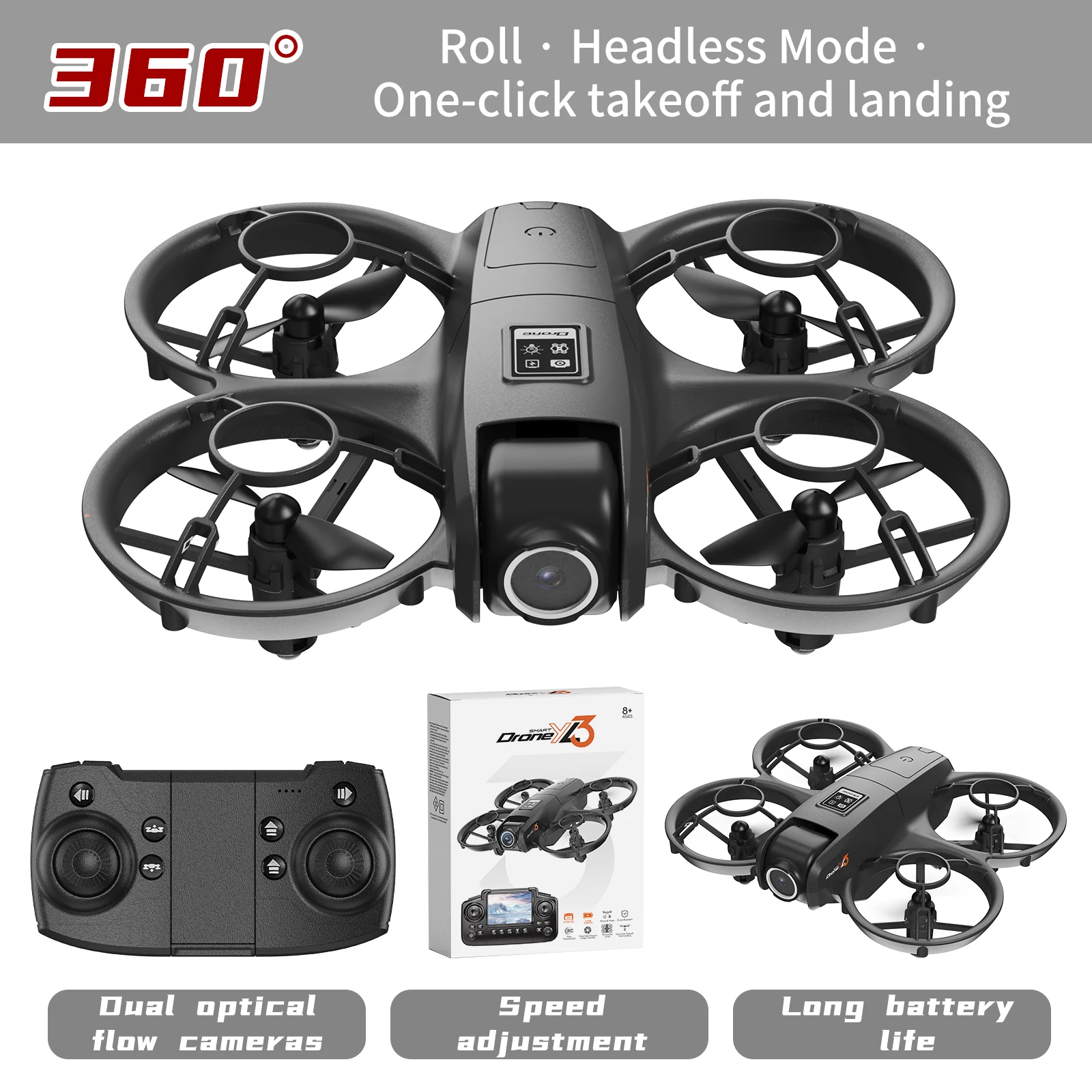 New YL3 RC Drone 8K 1080P Wide - Drone Gps Mount recension och pris