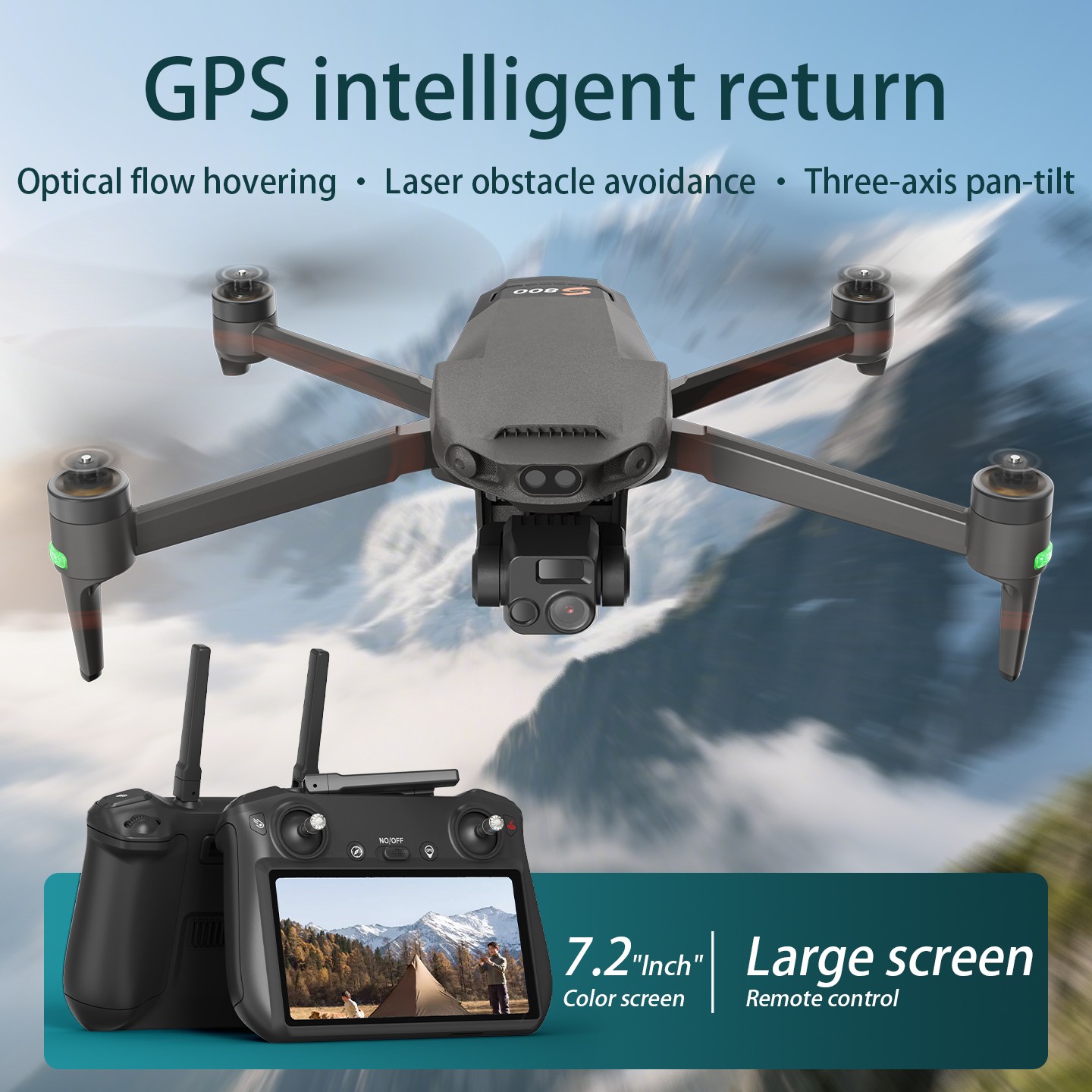 S800 Professional Drone GPS 6K - Drone Camera recension och pris