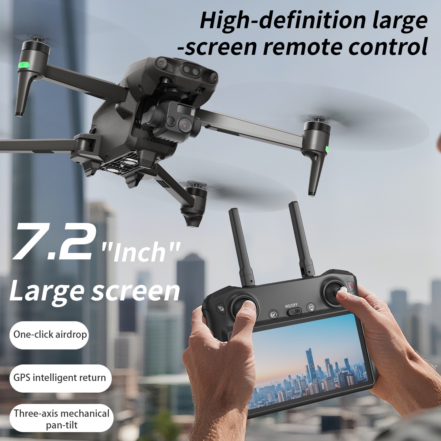 S800 Professional Drone GPS 6K - Drone Camera recension och pris
