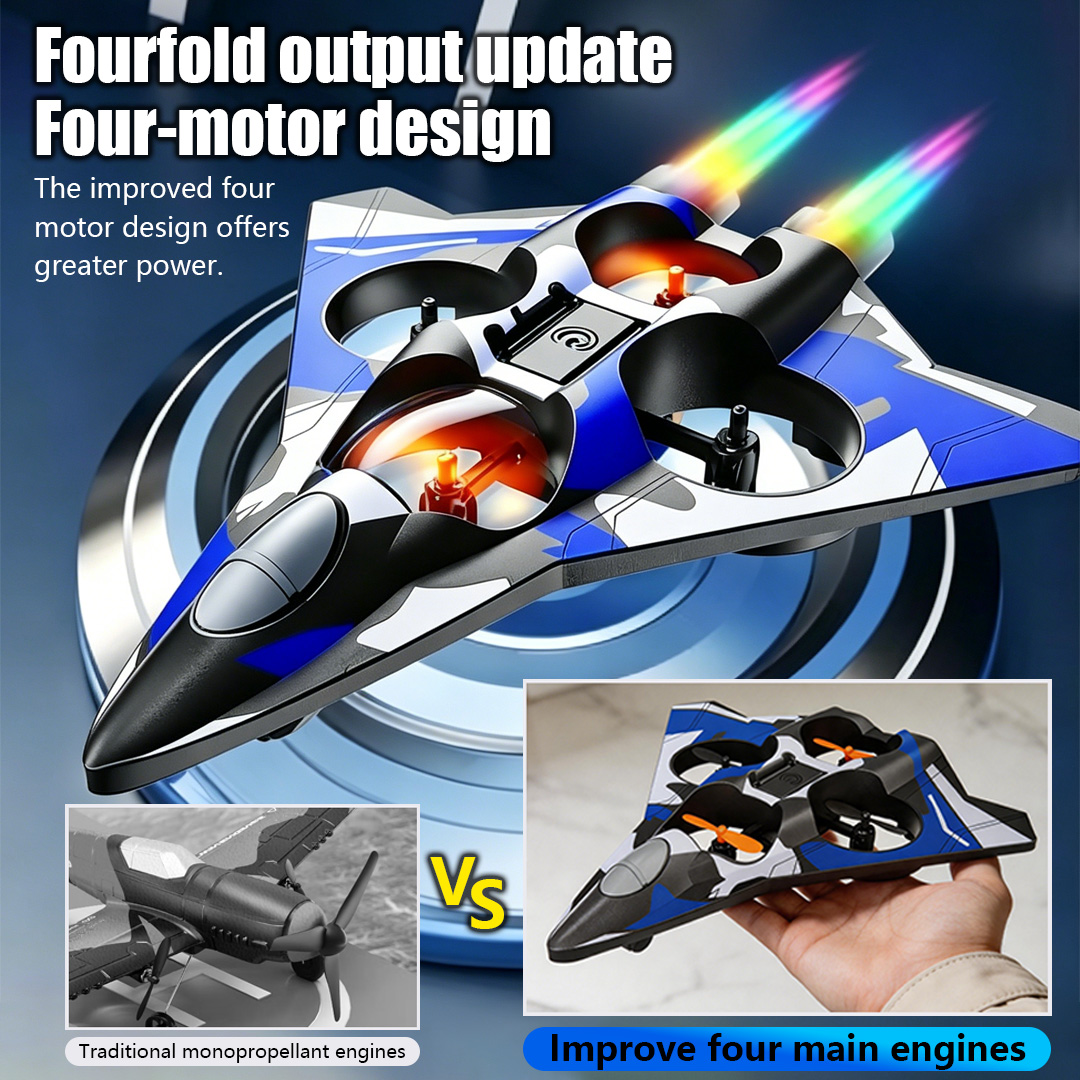 Foam Aircraft Stunt Helicopter - Drone Led Light recension och pris
