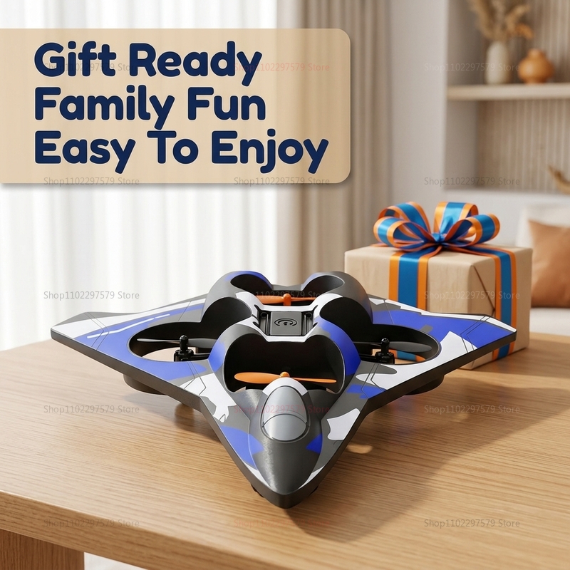 Foam Aircraft Stunt Helicopter - Drone Led Light recension och pris