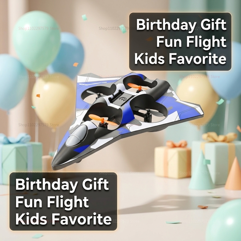 Foam Aircraft Stunt Helicopter - Drone Led Light recension och pris